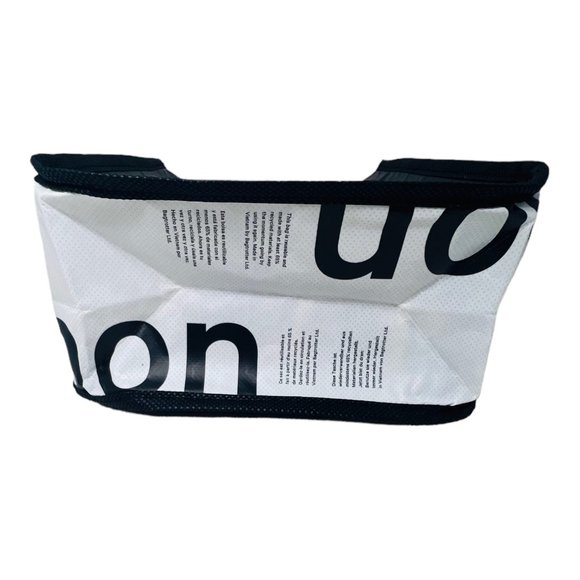 Lululemon Reusable Shopping Beach/Tote Bag Black/White New Large - Picture 6 of 10